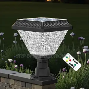 Solar Garden Gate Pillar Light Dusk to Dawn RGB Led Auto on Off Light