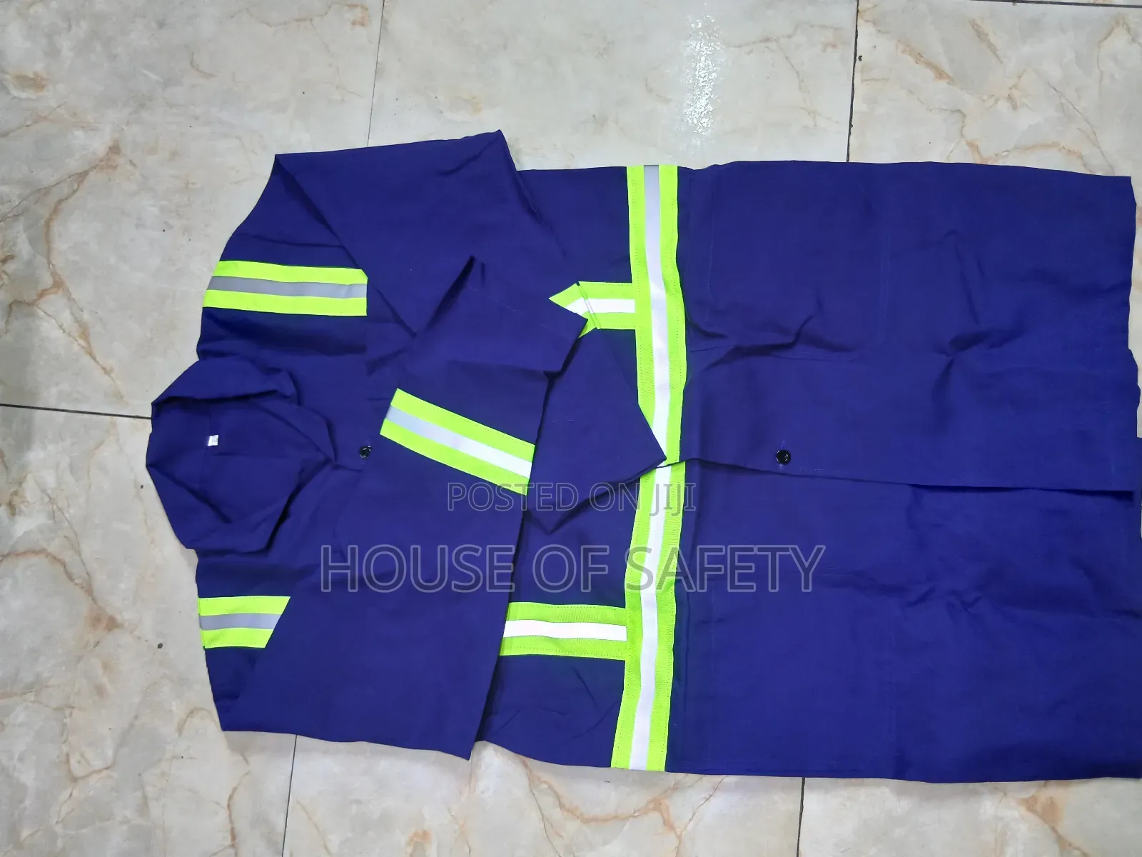 Dustcoat With Reflector on Sleeve