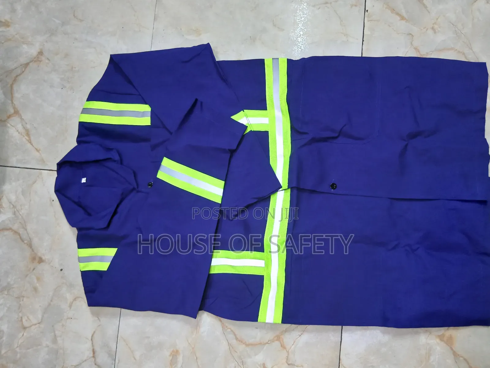 Dustcoat With Reflector on Sleeve