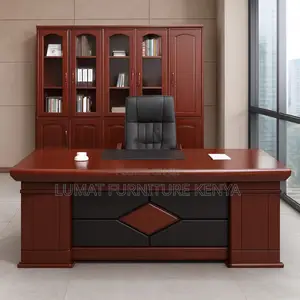 Mahogany Office Desk – Elegant Durable