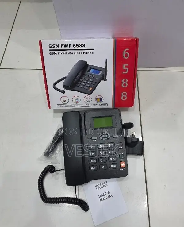 FWP Fixed Wireless Phones With Dual Sim Radio Fm Model 6588