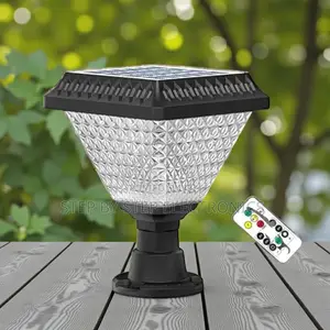 Solar Gate Pillar Light RGB Led Dusk to Dawn Automatic on Off