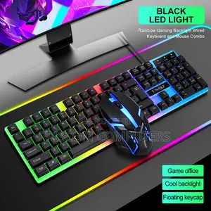 Tf230 T- Wolf Wired Gaming Keyboard With Background Light Mouse Set