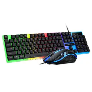 Wired T-Wolf Tf230 Keyboard and Mouse Set Mechanical Feel Keyboard
