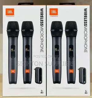 JBL Wireless Two Microphone System With Dual-Channel Receiver