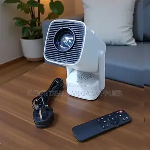 Hy800 Hd Smart Projector 18000 Lumens for Outdoor Movie Night Setup
