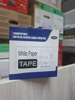 Brother Dk-2210 29mm X 30.48m Continuous Paper Roll Black on White