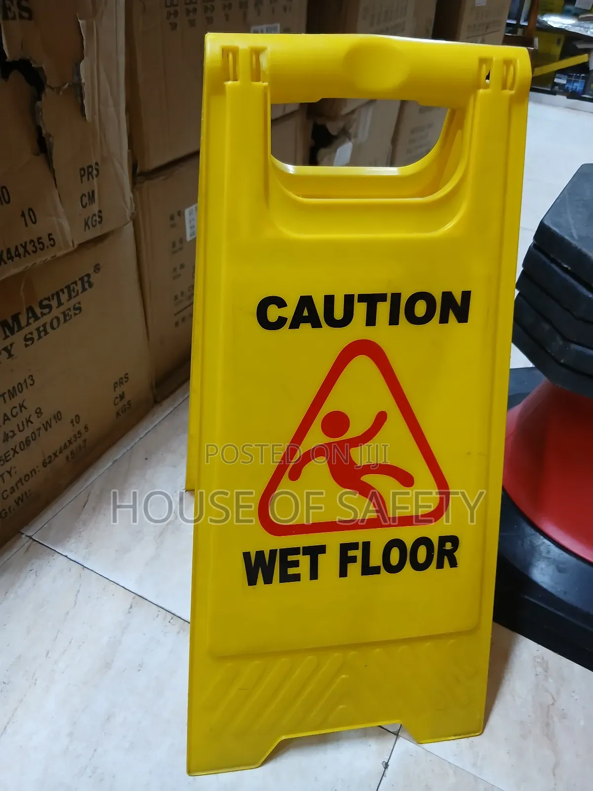 Lightweight Yellow Caution Boards