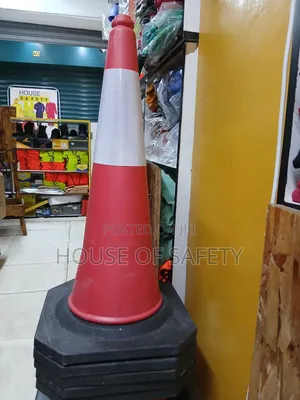 Safety Cone Red And White Size 100 Cm