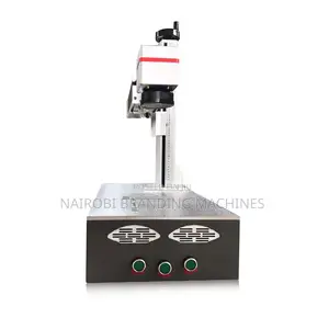 Portable Desktop Metal Plastic 20w Fiber Laser Marking Carving Machine