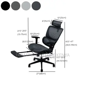 Orthopedic Recliner Office Chair With Footrest
