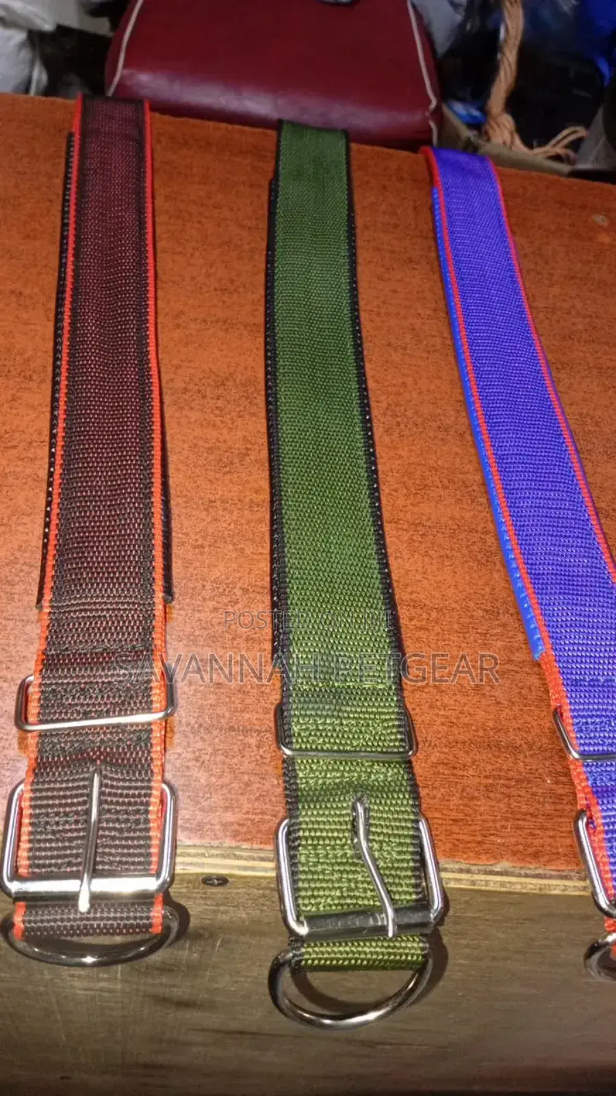 Nylon Dog Collars (Comfortable Foam Padded Adjustable Size) - Small
