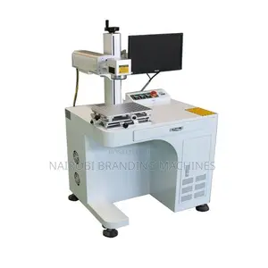 Portable Desktop Fiber Laser Marking Machine Max Laser 20w