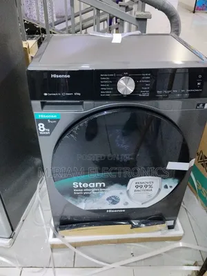 Hisense Wd3q8043bt 8kg Wash and 5kg Dry Front Load Washing Machine