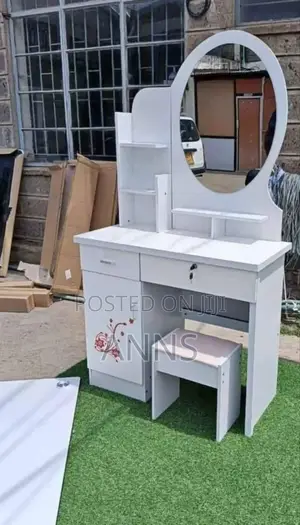 Dressing Table With Shelves