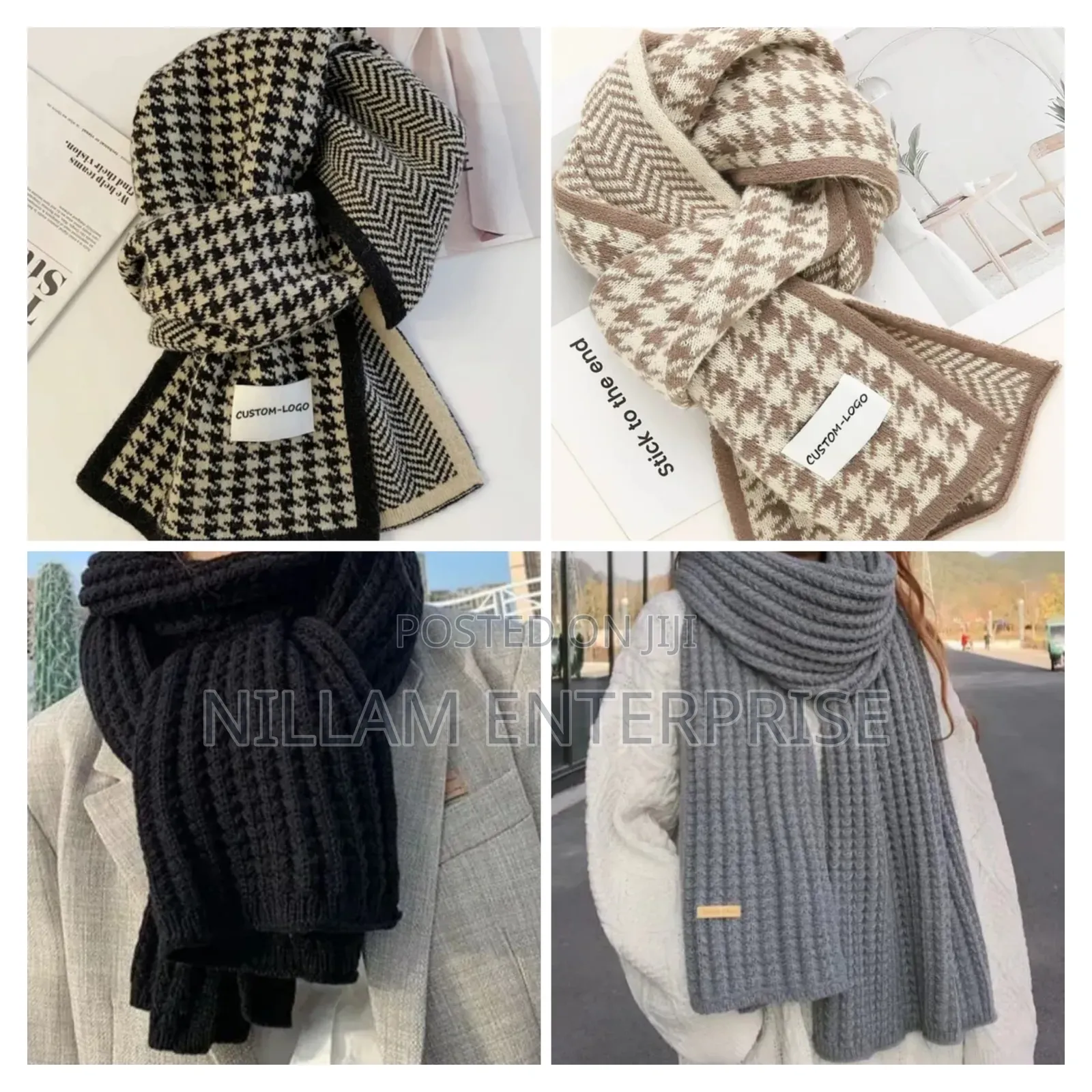 Quality Soft Knitted Scarf