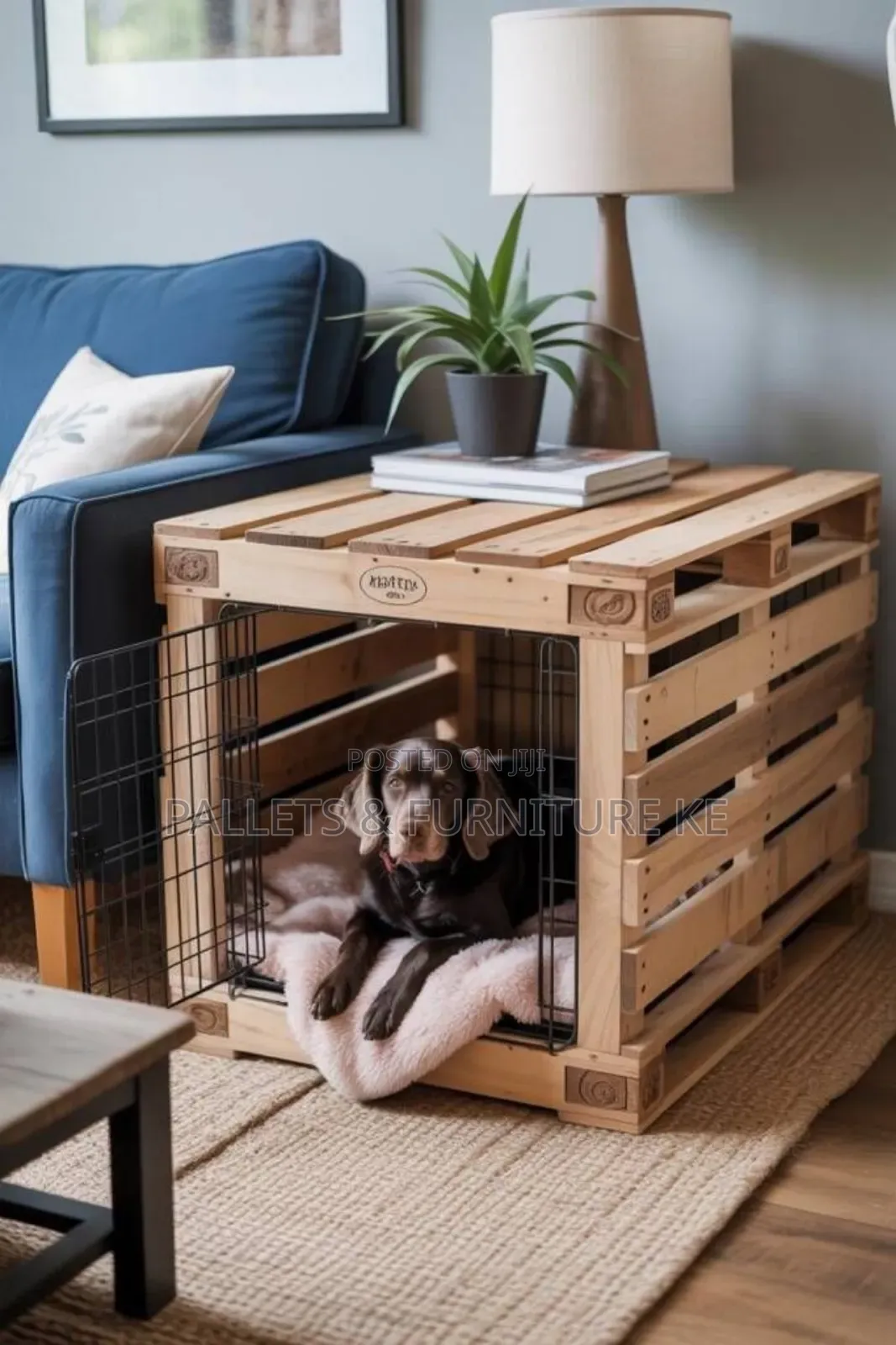 Pallet Dog Crate
