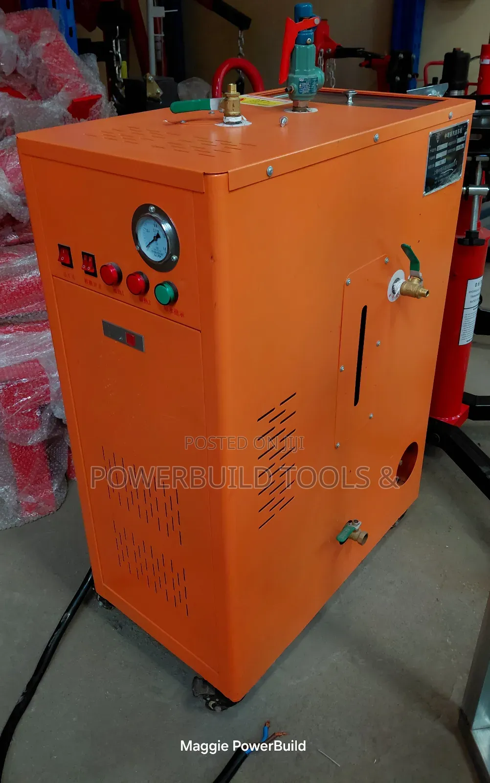 Pressurised Steam Carwash Machine For Engine Wash
