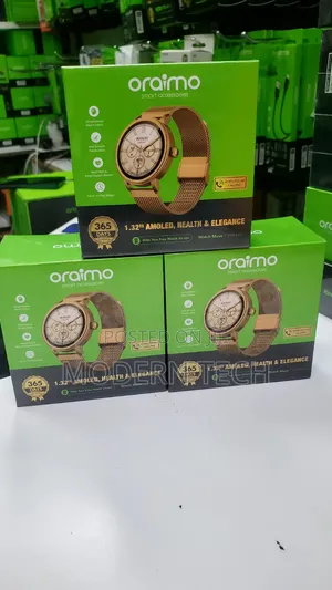 Oraimo Watch Muse 1.32” Amoled Ip68 Smart Watch Osw 831n