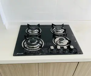 Bolesi Hob Built in 4 Burner Gas Glass Cooker