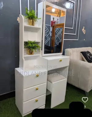 Dressing Table Cabinet With Stool