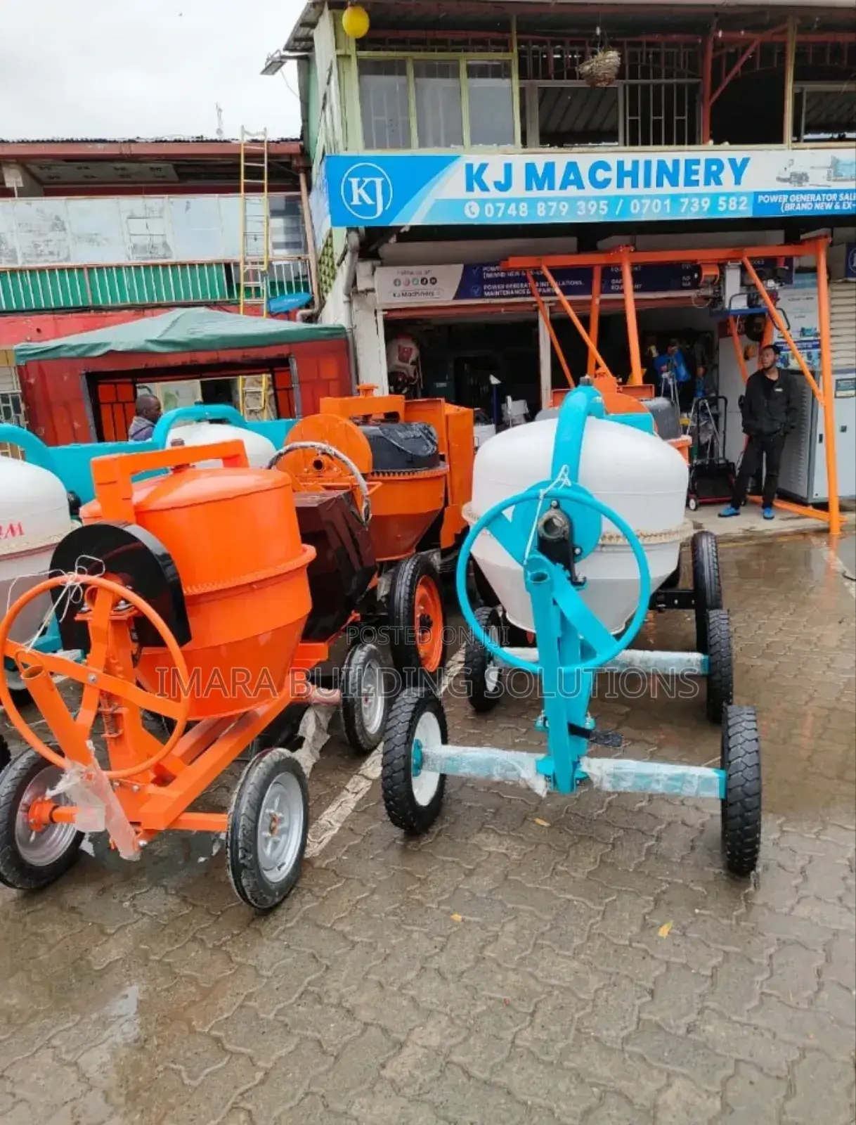 Aico Maxblend 400l Portable Construction Mixer