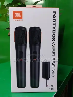 JBL Wireless Two Microphone Systemset With Dual-Channel Receiver Black