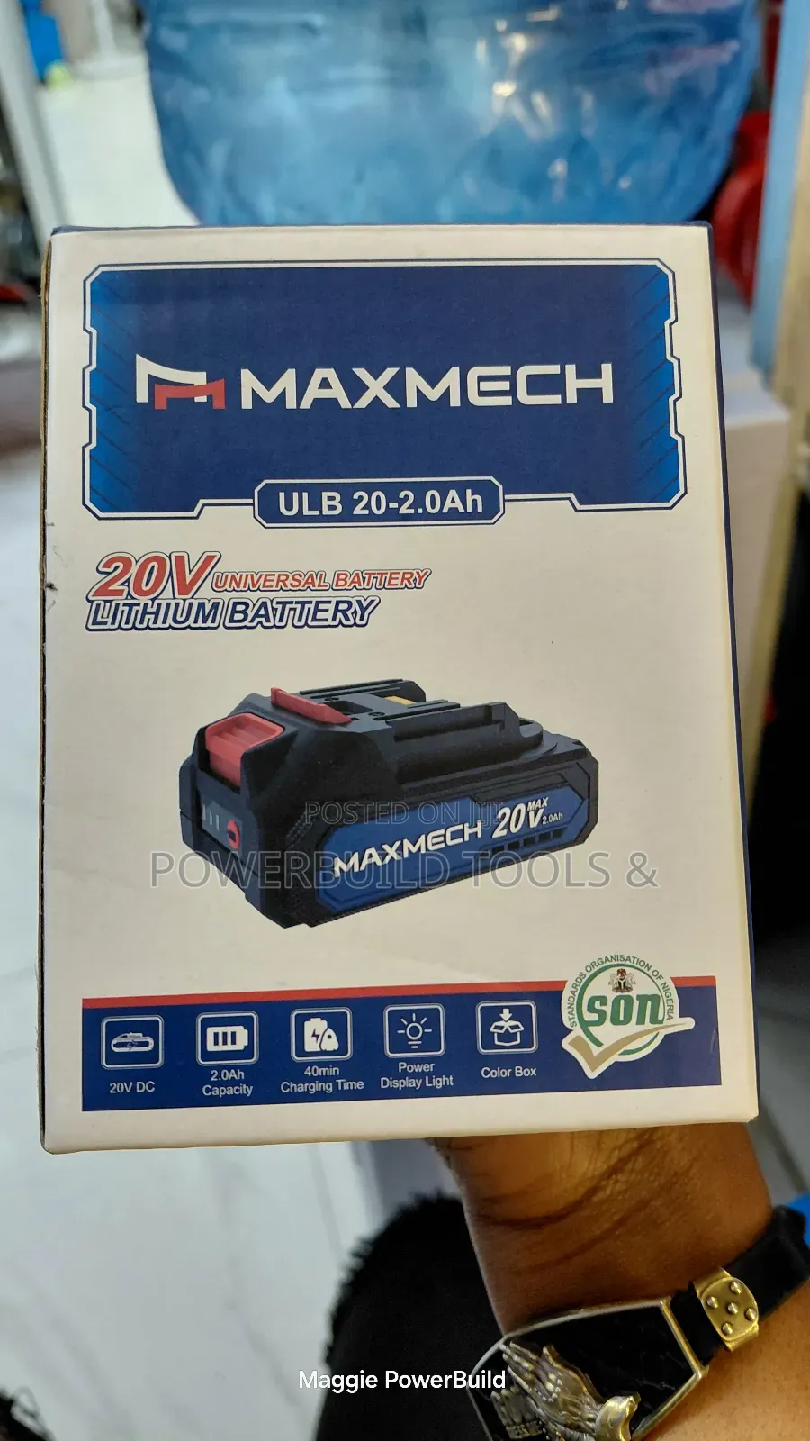 20v 2.0ah Lithium Battery Universal Battery