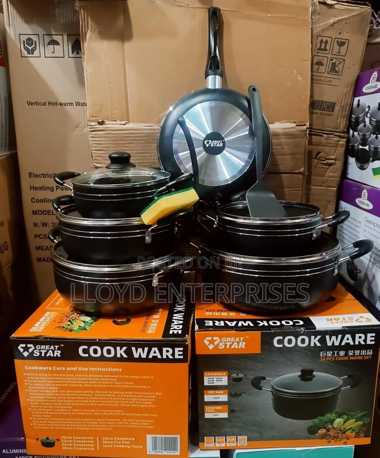 Greatstar 14pcs Cookware