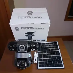 V380 Pro Solar 12mp 4g Triple Lens PTZ CCTV With Enhanced Connection