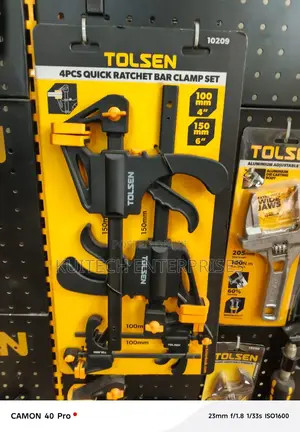 Ratchet Bar Clamp Set/ Tolsen 4pcs Quick Ratchet Bar Clamp