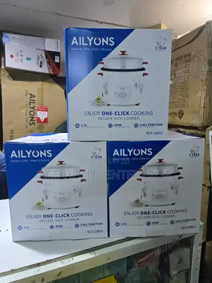 Ailyons 3-in-1 Deluxe (White) Rice Cooker/ Pressure Cooker 2.2 Litres