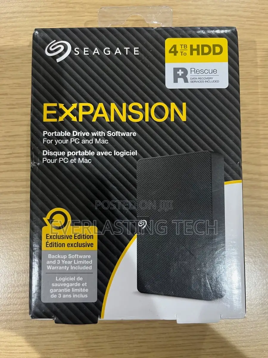 Seagate Expansion 4tb Portable External Hard Disk Drive