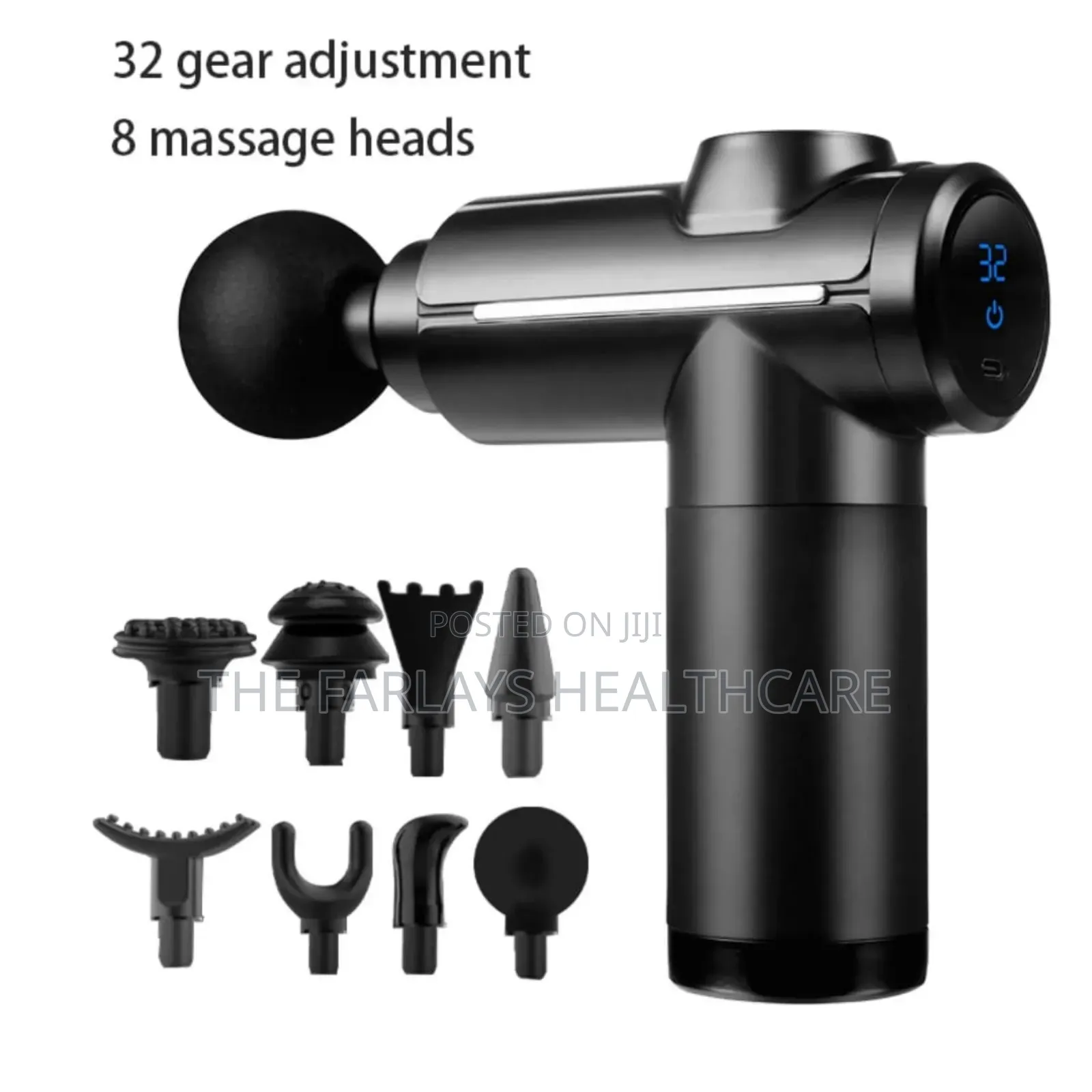 Rechargable Massage Gun - 32 Speed.