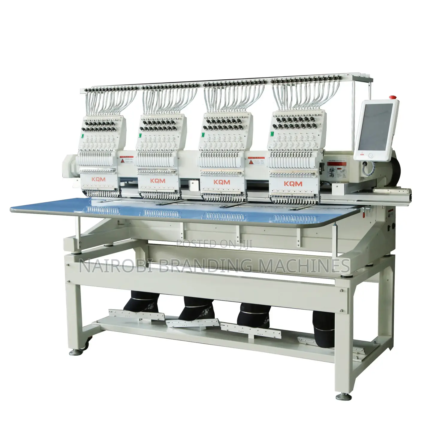4 Heads 12 Needles Embroidery Machine - High Precision Computerized