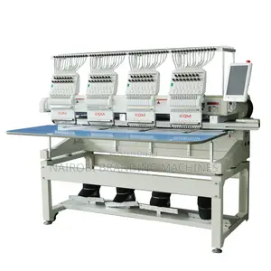 4 Heads 12 Needles Embroidery Machine - High Precision Computerized
