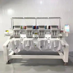 High Quality 4 Head Industrial Embroidery Machine 12 15 Needles