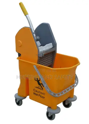 Mop Bucket (Single Trolley) With Wringer