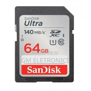 Original 64gb Ultra (140mb/S) Uhs-I SDXC Memory Card (Class 10).