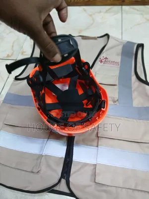 Ventilated Orange Safety Hard Hat