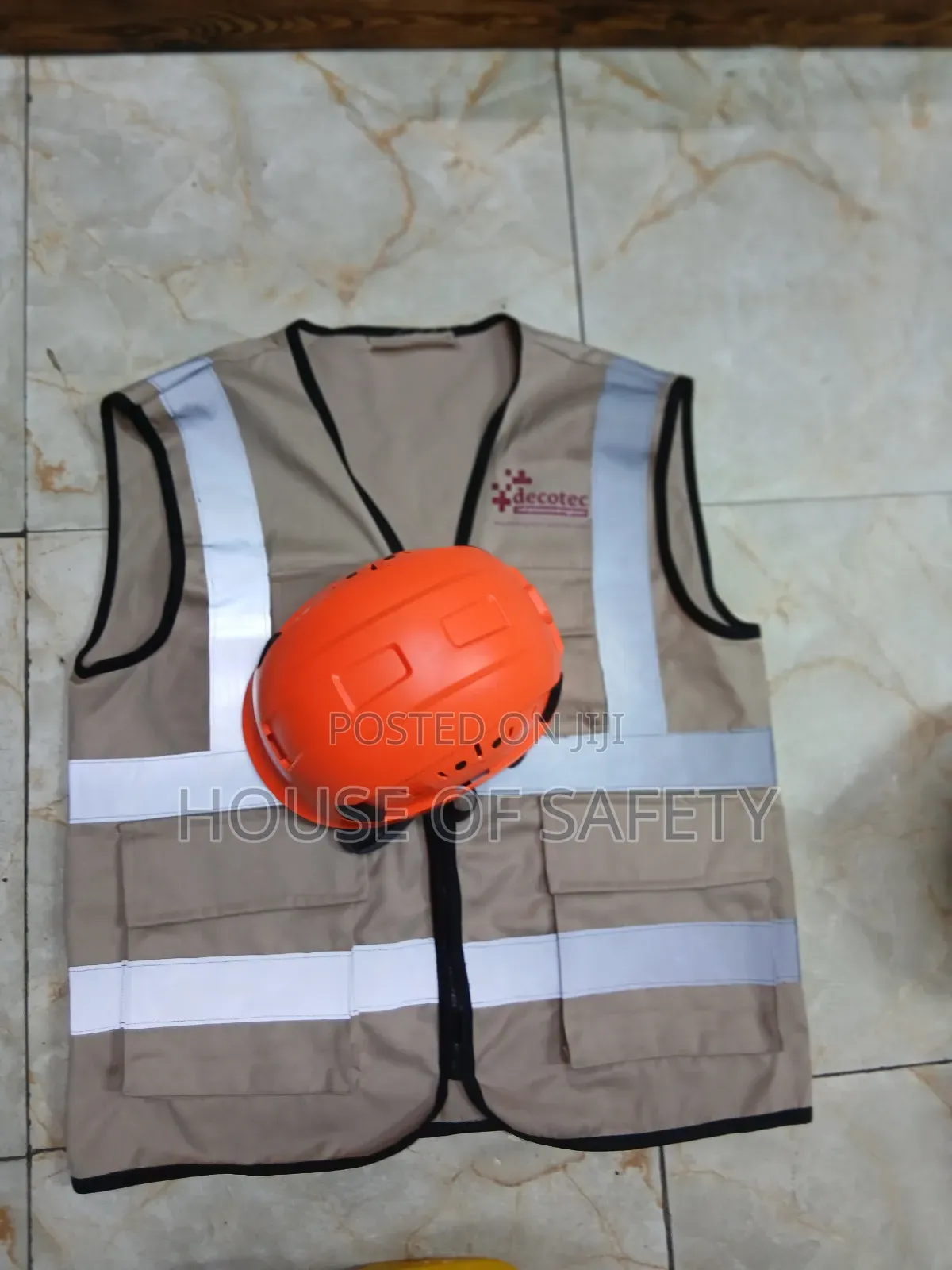 Ventilated Orange Safety Hard Hat