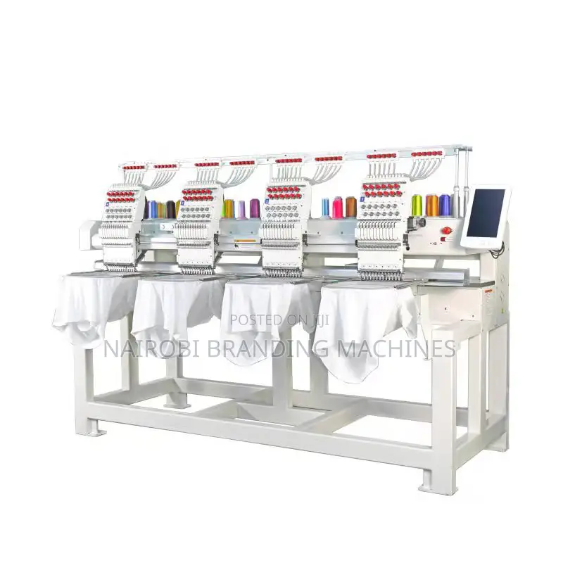 Industrial 12/15 Needle 4 Head Computer Embroidery Machine