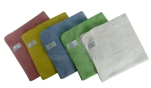 Microfiber Cloth Set (White, Green, Blue, Yellow, Pink)