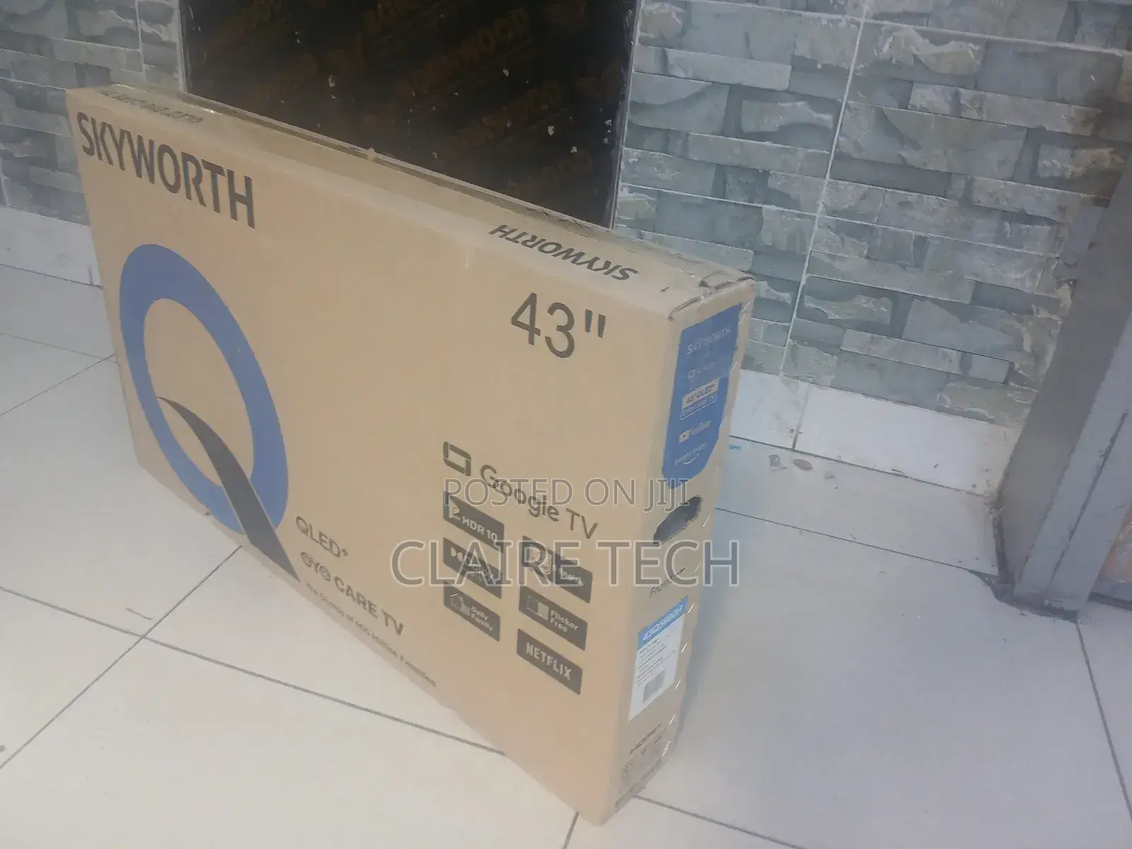 Skyworth 43" Inch ,Frameless Android Tv,Inbuilt Decoder,Netflix