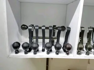 Jua Kali Curtain Rods and Bracket Available