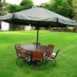 Gazebo/Garden Umbrella Solid Wooden 6 Seater Garden Umbrella Readymade