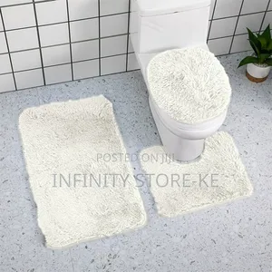 3 in 1 Fluffy Toilet Mat