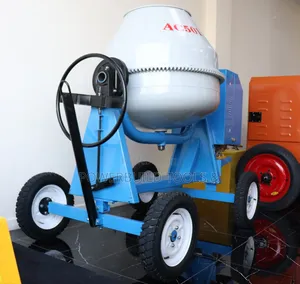 Aico 500l Diesel Powered With 10hp Engine Concrete Mixer