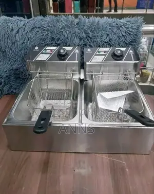 Nunix 6+6l Double Electric Chips Deep Fryer Stainless Steel