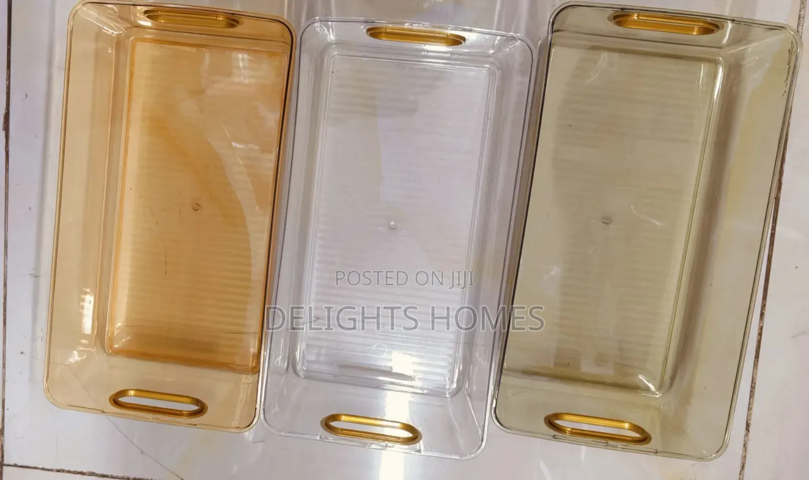 Small Acrylic Storage Fridge Organiser_cej